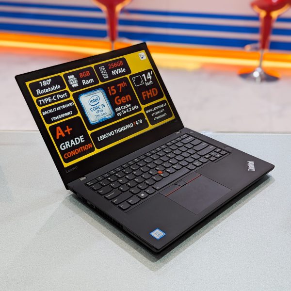 Lenovo Thinkpad T470 Intel Core i5-7th Gen 8GB RAM 256GB Nvme Laptop - Image 6