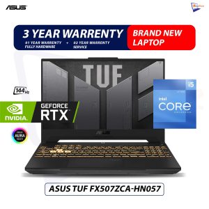 Asus TUF F15 FX507ZCA | Intel core i5 -12500H 12th Gen | 16GB Ram | 512GB NVMe | RTX™ 3050 VGA Gaming Laptop