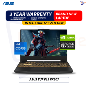 Asus TUF F15 FX507 Core i7 12th Gen | 16GB Ram | 1TB NVMe | (RTX4070/8GB)  Gaming Laptop