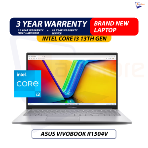 Brand New Asus VivoBook R1504V | Intel Core  i3-1315U 13th Gen |  8GB DDR4 Ram | 512GB NVMe | Laptop