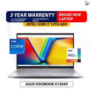 Brand New Asus VivoBook A1504V | Intel Core i7-13th Gen | 16GB Ram | 512GB NVme SSD Laptop
