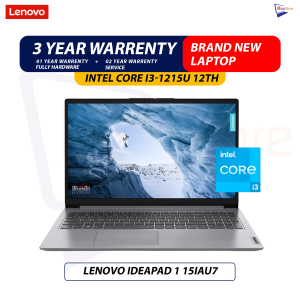 Brand New Lenovo IdeaPad 1 15IAU7  |  Intel Core i3-1215U 12th Gen | 8GB DDR4 Ram | 256GB NVMe |  15.6” inch Full HD (1920×1080), IPS , Touch Screen Display Laptop
