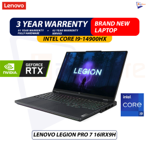 Lenovo Legion Pro 7 16IRX9H | Intel Core i9-14900HX | 32GB RAM | 1TB NVME SSD | RTX 4090 16GB | 16" Inch WQXGA Display | Gaming Laptop - ( Pre Oder )