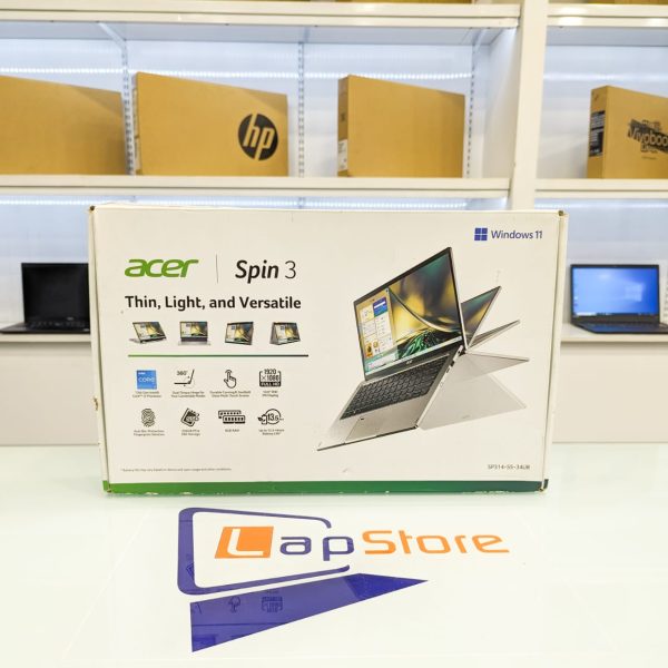 Brand New Acer Aspire 3 Spin 14 - A3SP14 | Intel core i3-N305 13th Gen  | 8GB DDR5 Ram  | 256GB NVMe SSD | 14 inch 360 Rotatable Touch-Display Laptop - Image 2