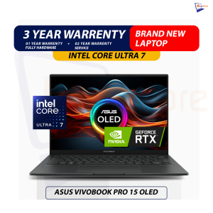 Brand ASUS Vivobook Pro 15 OLED |15.6” inch OLED Full HD | 16GB DDR5 Ram | 1TB M.2 NVMe | NVIDIA GeForce RTX 3050/6GB Graphics Laptop
