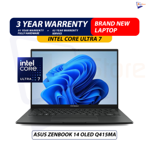 Brand New ASUS Zenbook 14 OLED Q425MA | Intel Core Ultra 7 (14th Gen) Processor | 16GB DDR5 Ram | 14" inch OLED WQXGA Touch (2560 x 1600) , Display | Laptop