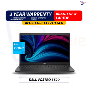 Brand New Dell Vostro 3520 | Intel Core i3-12th Gen | 8GB DDR4  Ram |  512GB NVMe SSD | 15.6" Inch FHD Display Laptop